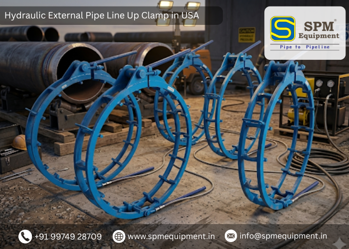 Hydraulic External Pipe Line Up Clamp in USA