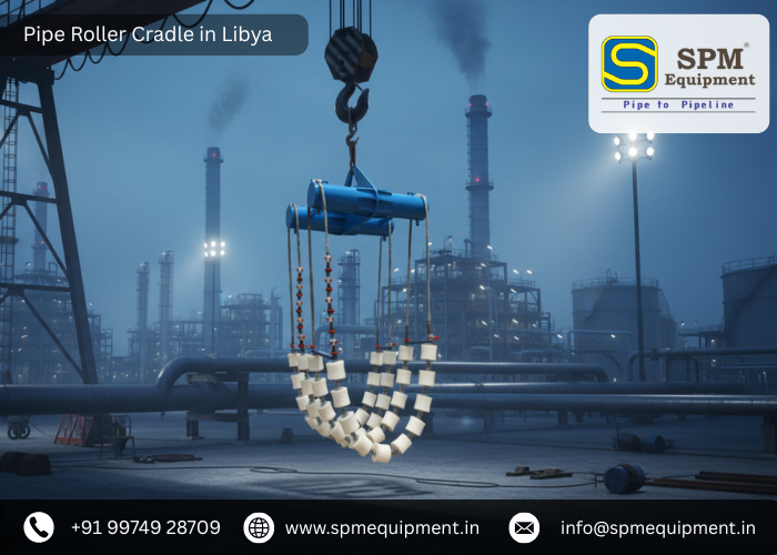 Pipe Roller Cradle in Libya